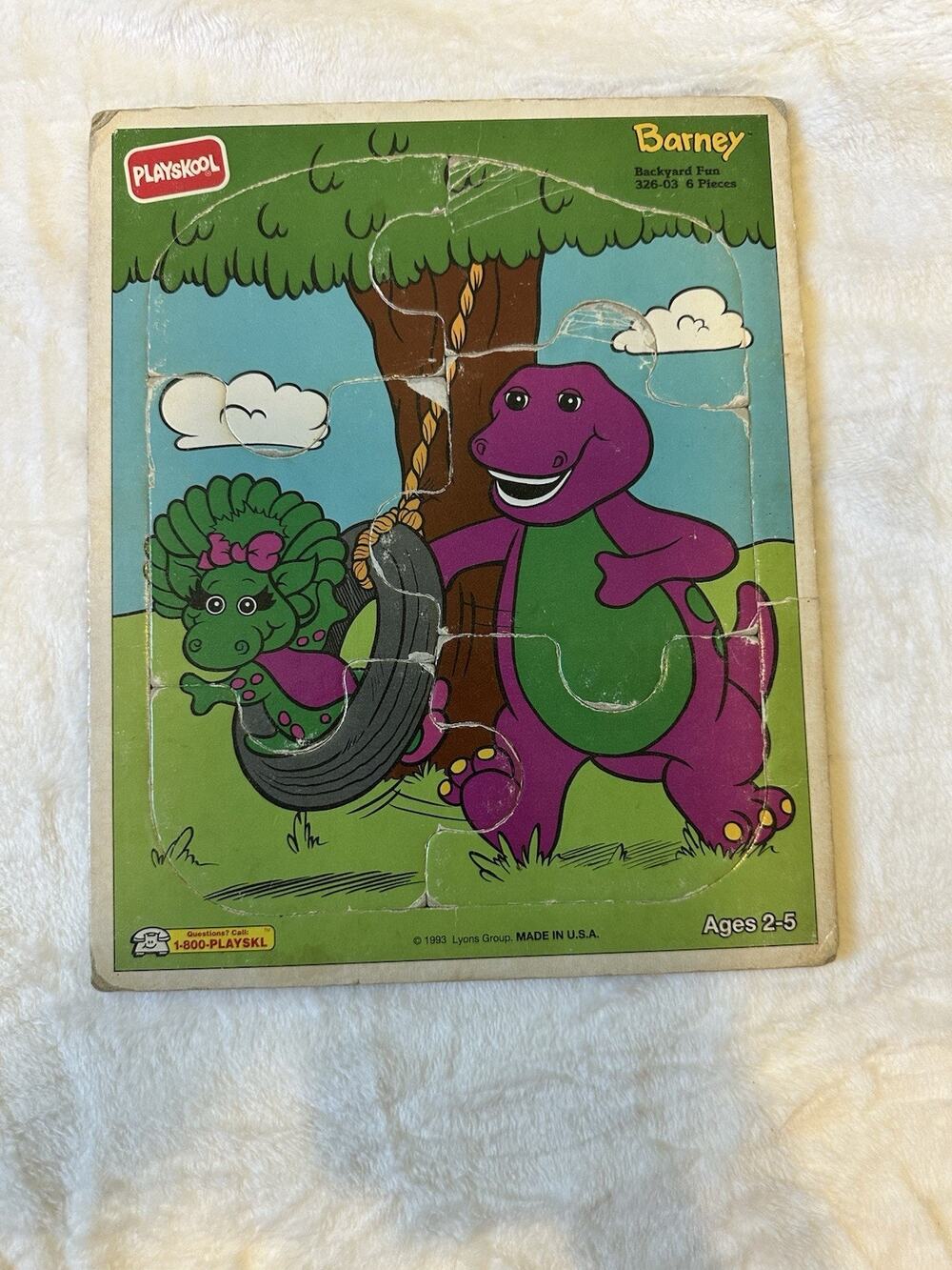 Vintage Barney Puzzle
